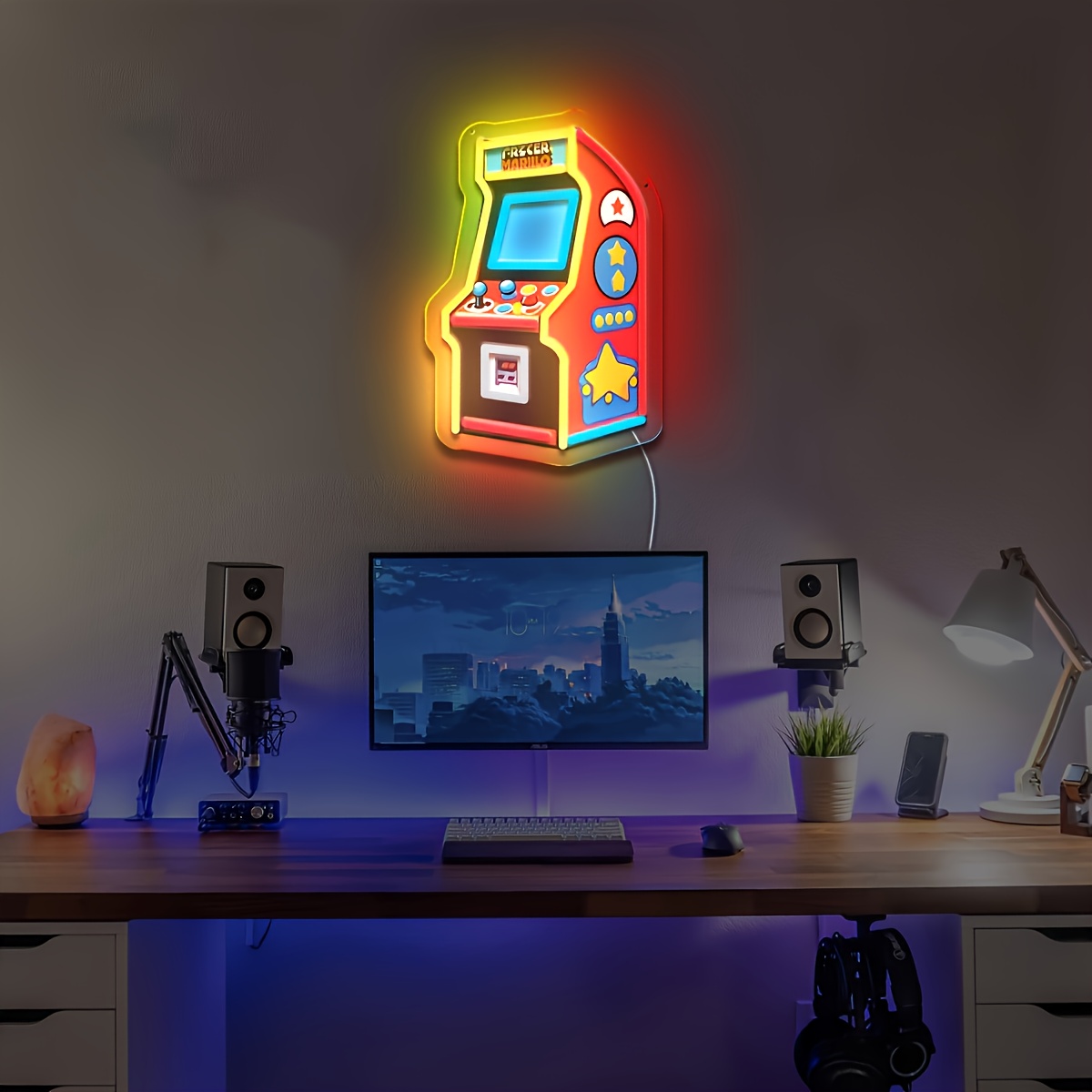 Retro Arcade Neon Sign LED Lig - đánh giá và giá Vintage Photography Lighting