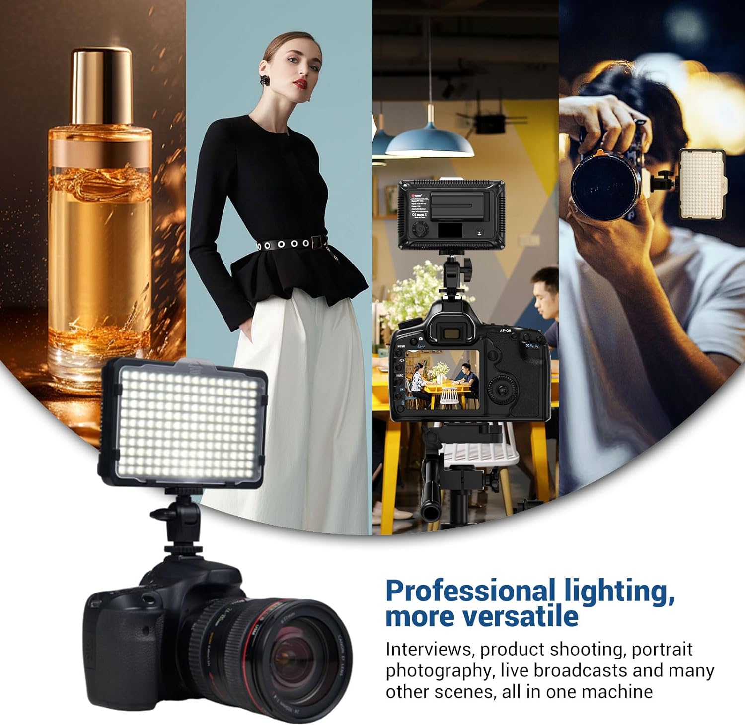 2pack 176 LED Studio Streaming - đánh giá và giá Iris Photography Led Lighting Pack