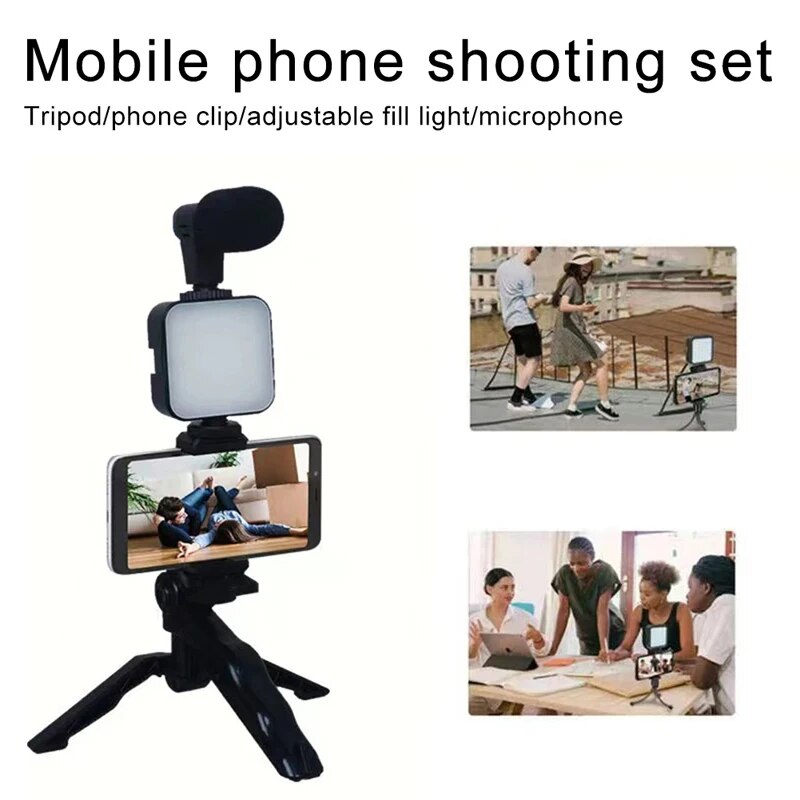 Smartphone Vlogging Kit With T - đánh giá và giá Iris Photography Led Lighting Pack