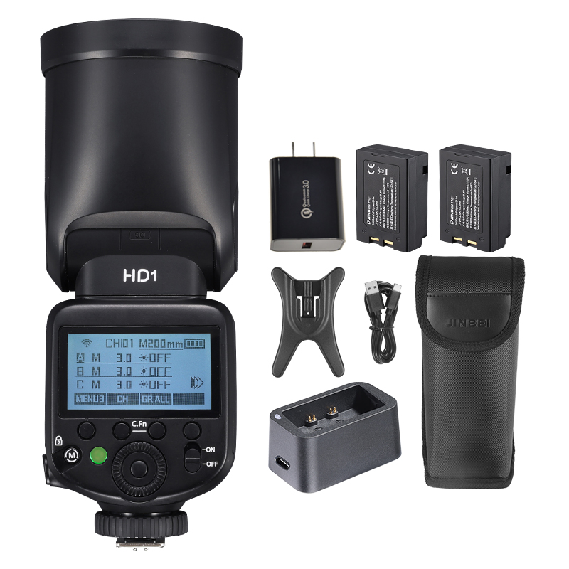 JINBEI HD-1Round-head HSS Spee - đánh giá và giá Photography Lighting Kit