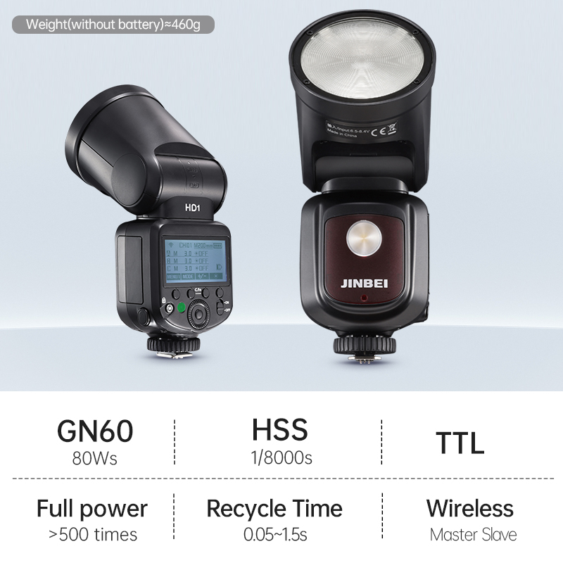 JINBEI HD-1Round-head HSS Spee - đánh giá và giá Photography Lighting Kit