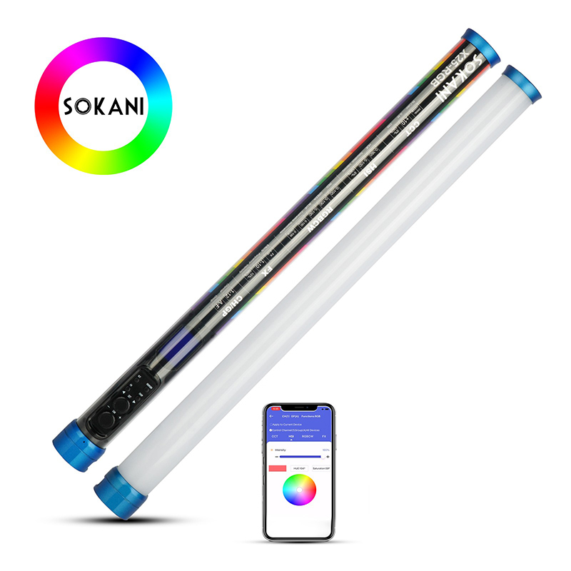 Sokani X25 RGB Bi-Màu Sắc Đèn  - đánh giá và giá Photography Lighting Stick