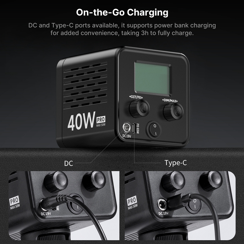Ulanzi L023 40W Pro Video Ligh - đánh giá và giá Photography Lighting Wireless