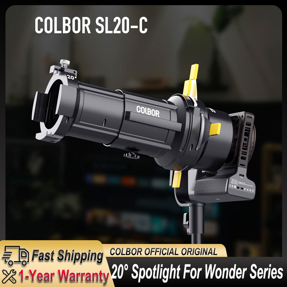 COLBOR SL20-C LED Spotlight Li - đánh giá và giá Photography Lighting Wireless