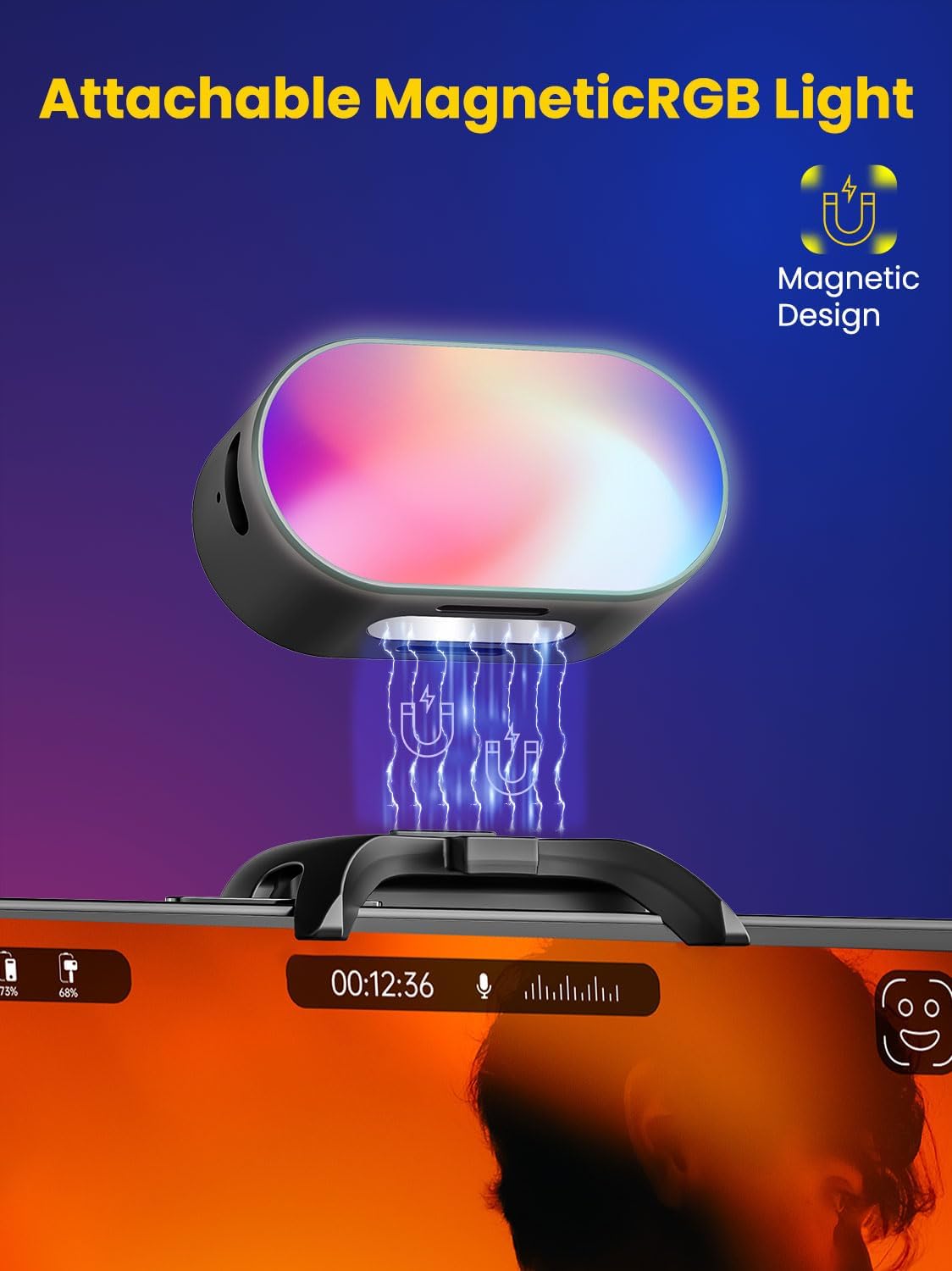AOCHUAN Mini RGB Magnetic Fill - đánh giá và giá Photography Lighting Spotlight