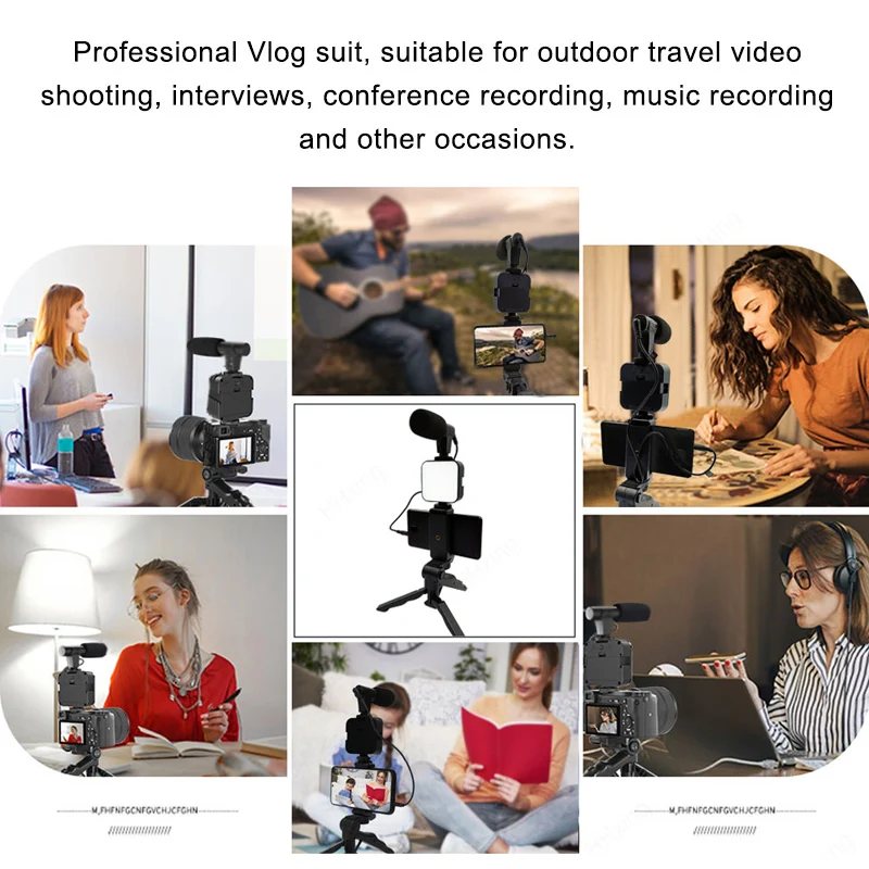 Smartphone Vlogging Kit With T - đánh giá và giá Iris Photography Led Lighting Pack