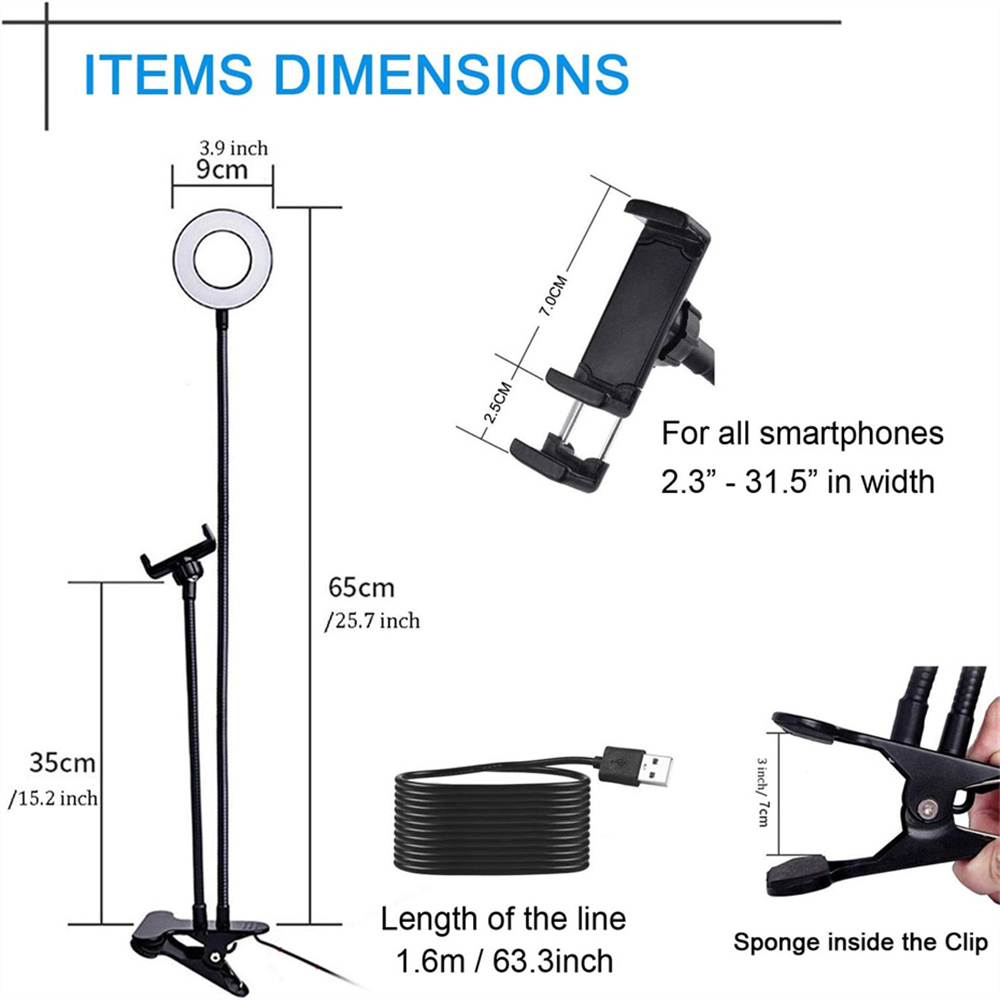 Universal Flexible Mobile Phon - đánh giá và giá Photography Lighting Stick
