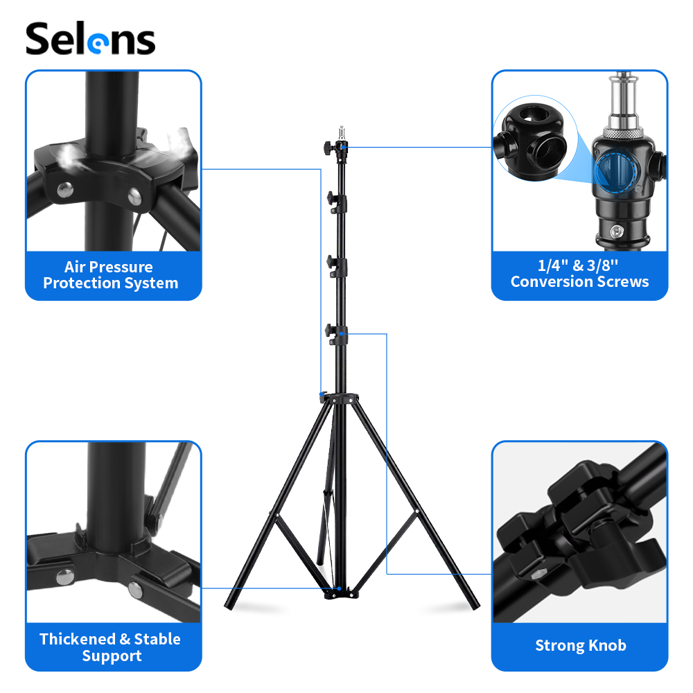 Selens 2.2~3.95m Air-Cushion L - đánh giá và giá Stand Lighting Photography