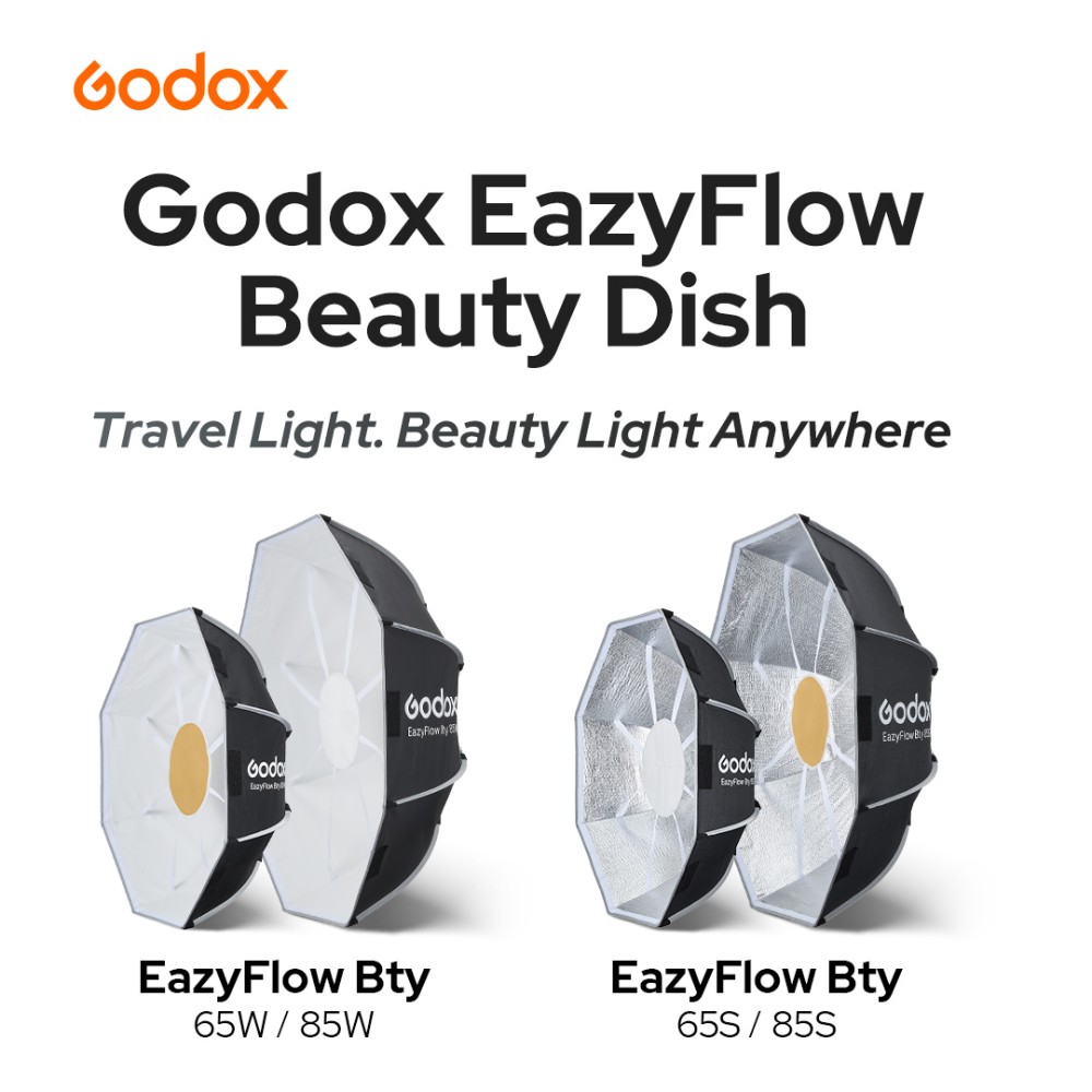 Godox EazyFlow Bty 65S/85S Col - đánh giá và giá Photography Lighting Beauty Dish