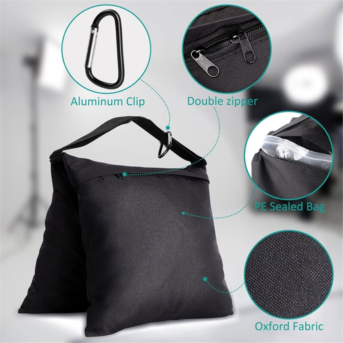 DT75BG 8 Packs Sandbags Weight - đánh giá và giá Photography Lighting Weight Bags