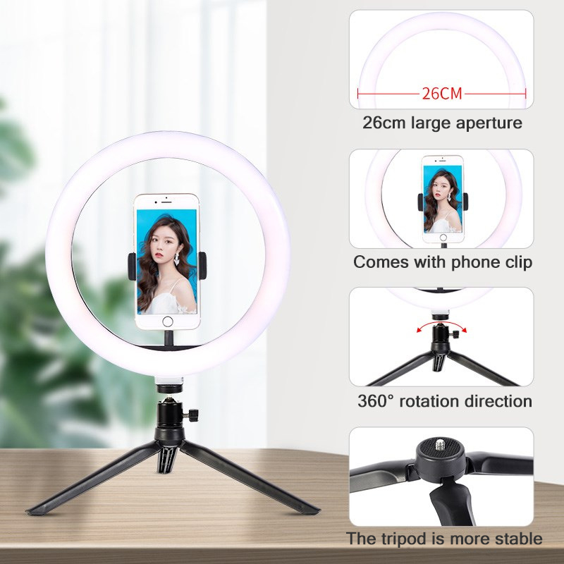 26cm 10 inch Led Ring Selfie L - đánh giá và giá Photography Lighting Spotlight