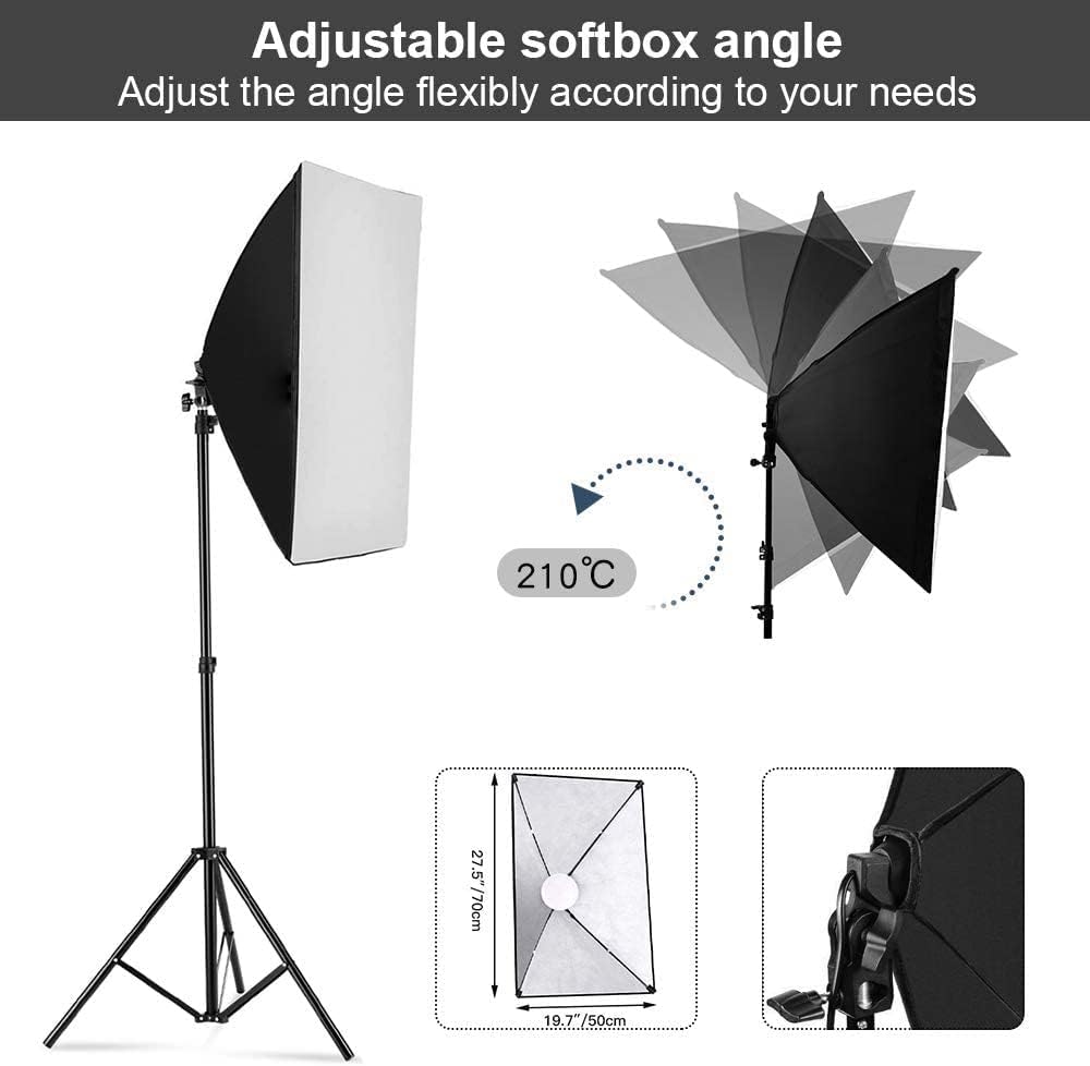 Photography Softbox Lighting K - đánh giá và giá Photography Lighting Kit