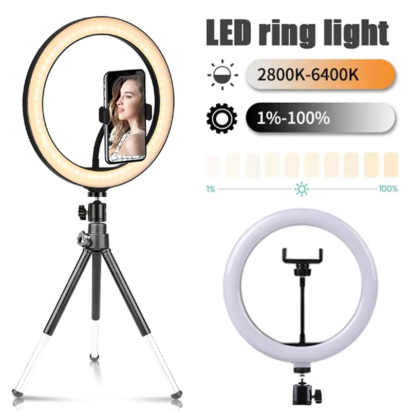 10 inch Selfie Ring Light Phot - đánh giá và giá Photography Lighting Stick