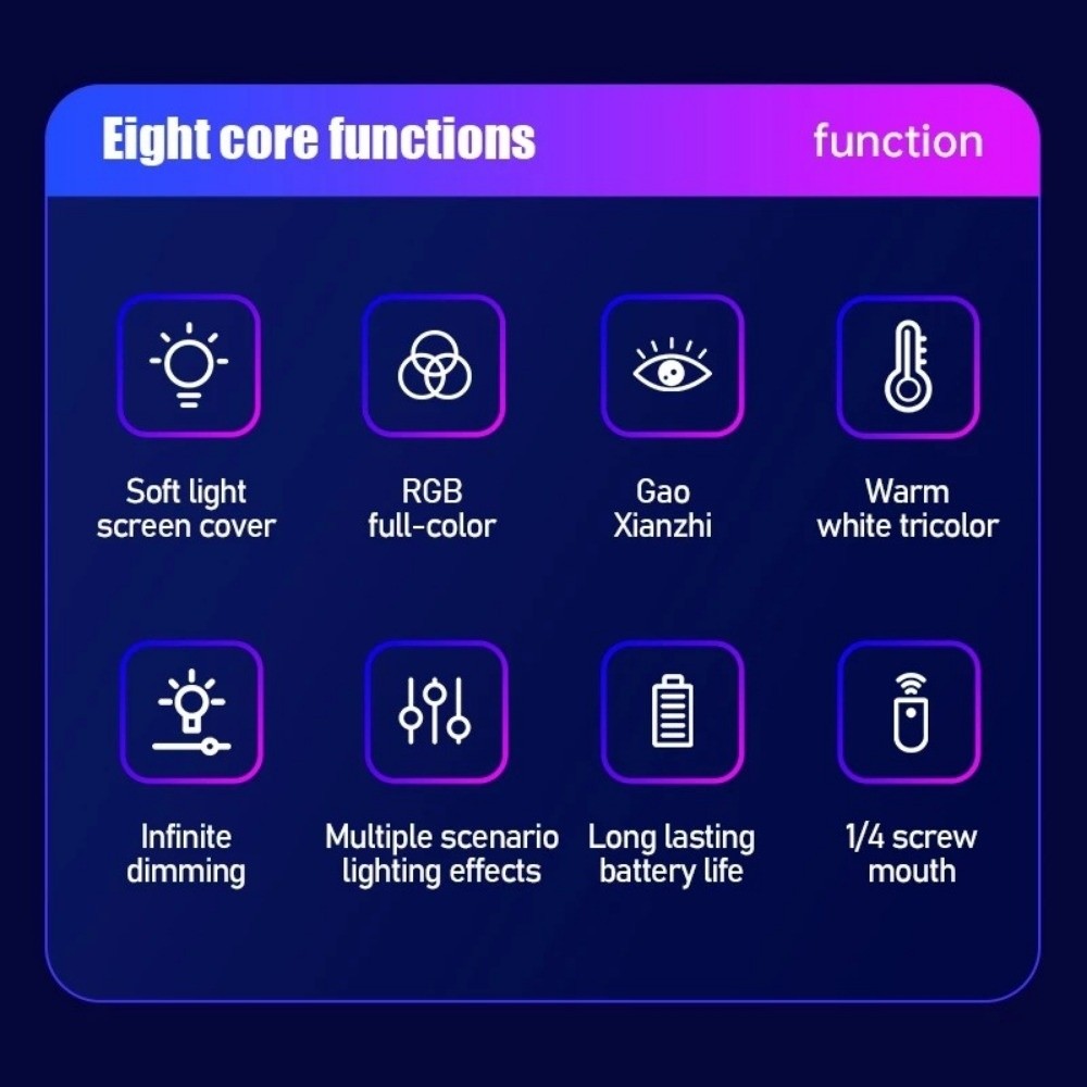 Handheld LED RGB Light Stick C - đánh giá và giá Photography Lighting Stick