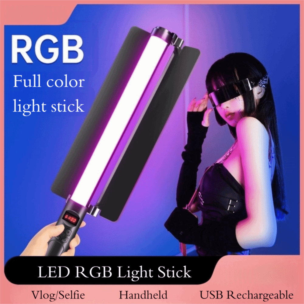 Handheld LED RGB Light Stick C - đánh giá và giá Photography Lighting Stick