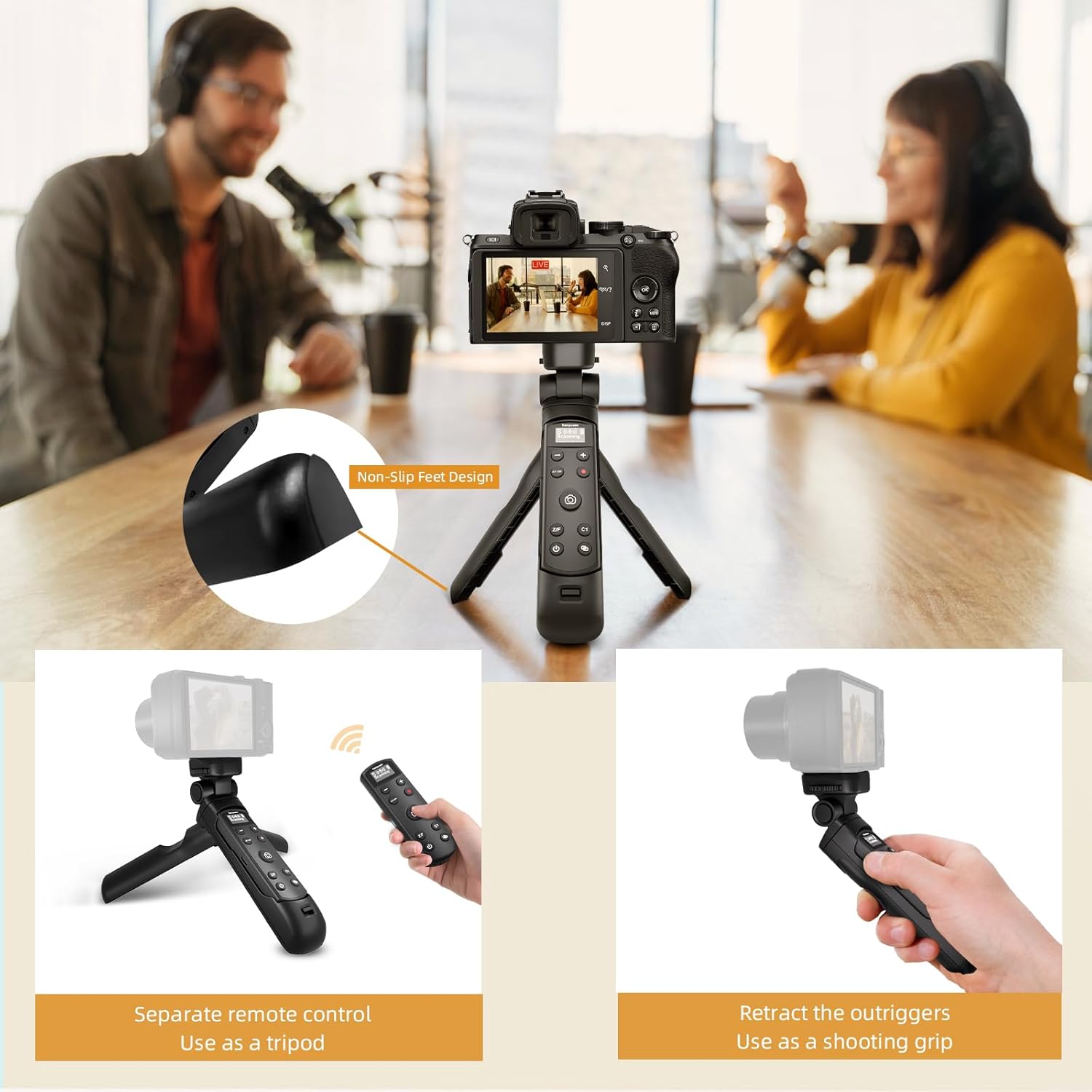 Wireless Shooting Grip Tripod  - đánh giá và giá Sony Camera Zv-E10