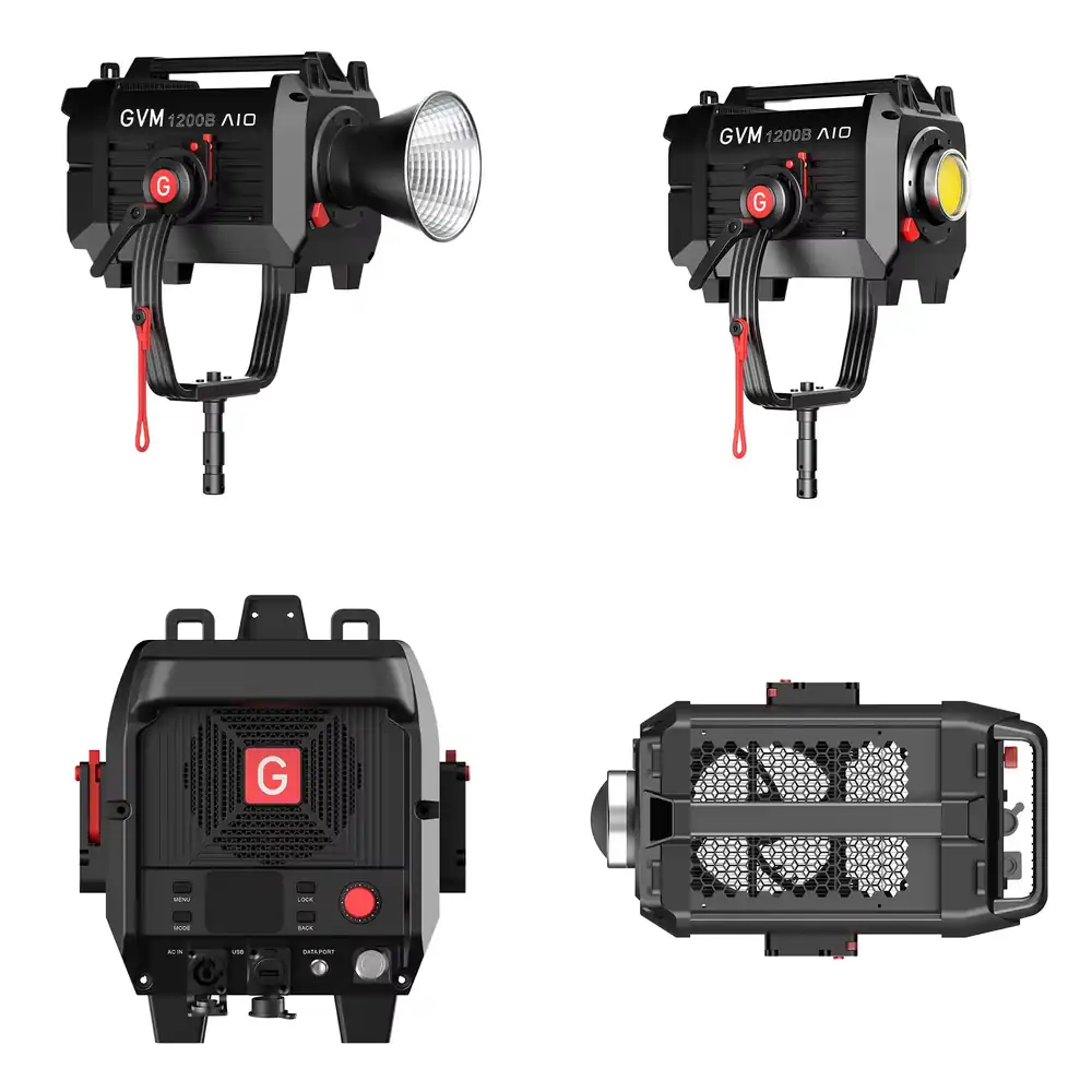 GVM SD1200B AIO 1200W Photogra - đánh giá và giá Photography Lighting Spotlight
