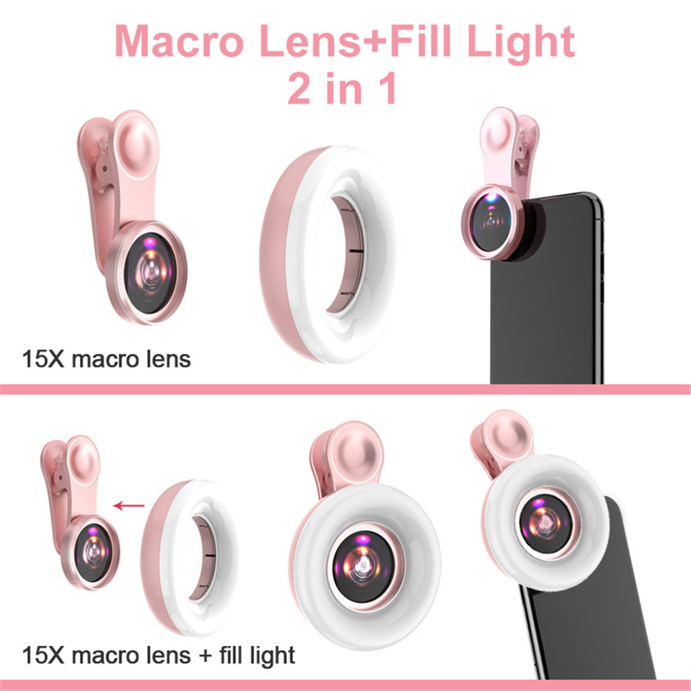 Mobile Lens 15X Macro Lens Mob - đánh giá và giá Photography Lighting Stick