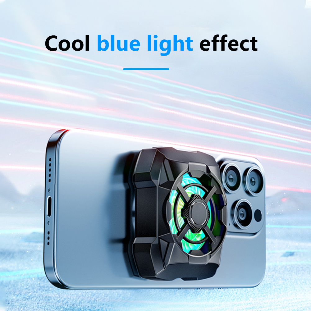 Phone Cooler with Blue Light 3 - đánh giá và giá Photography Lighting Spotlight