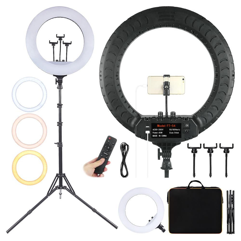 Fusitu FT-54 LED Ring Light Di - đánh giá và giá Iris Photography Led Lighting Pack