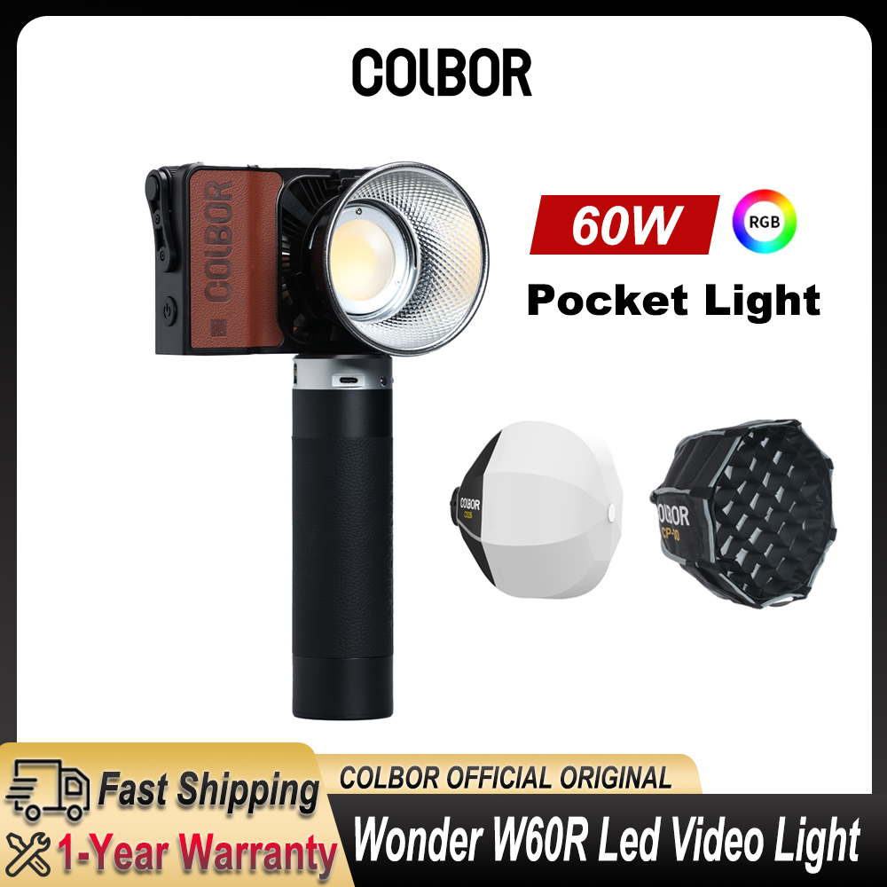 Colbor Wonder W60 RGB LED Vide - đánh giá và giá Photography Lighting Wireless