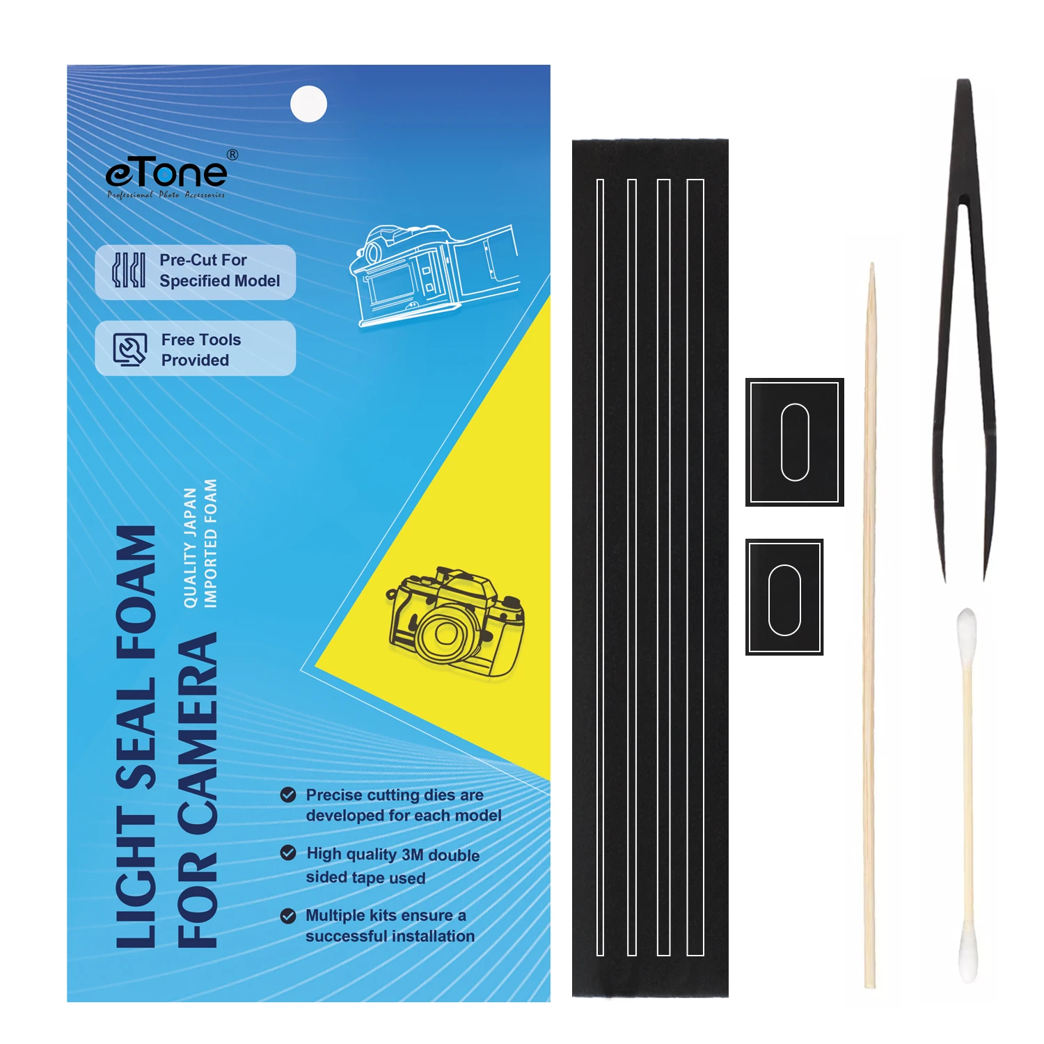 eTone Pre-cut Light Seal Foam  - đánh giá và giá Vintage Photography Lighting