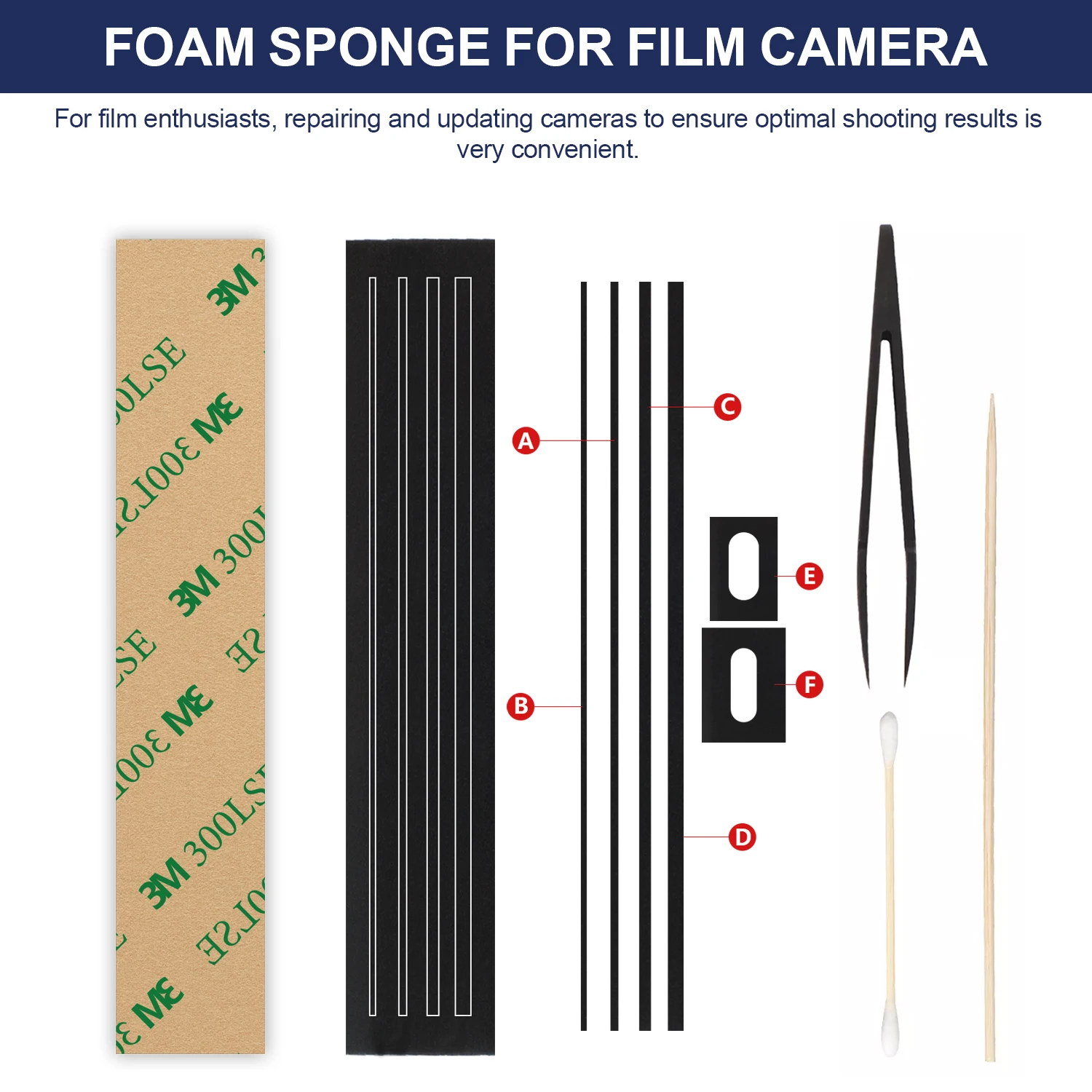 eTone Pre-cut Light Seal Foam  - đánh giá và giá Vintage Photography Lighting