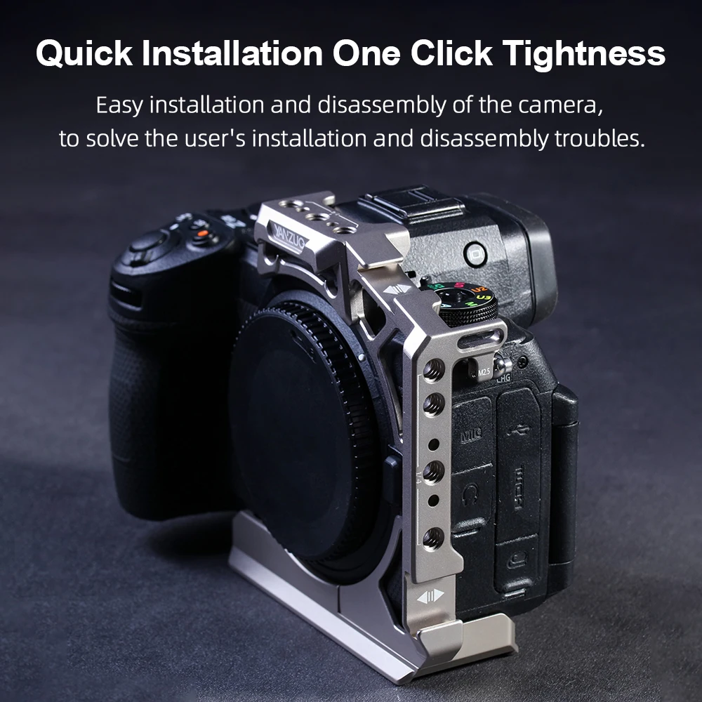 YANZUO Half Cage for Nikon Z6  - đánh giá và giá Nikon Camera Z6 Iii