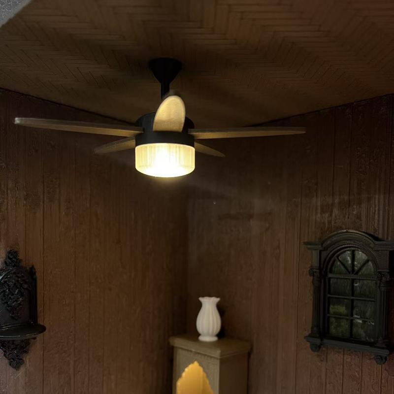 1/12 Mini Vintage Ceiling Fan  - đánh giá và giá Vintage Photography Lighting