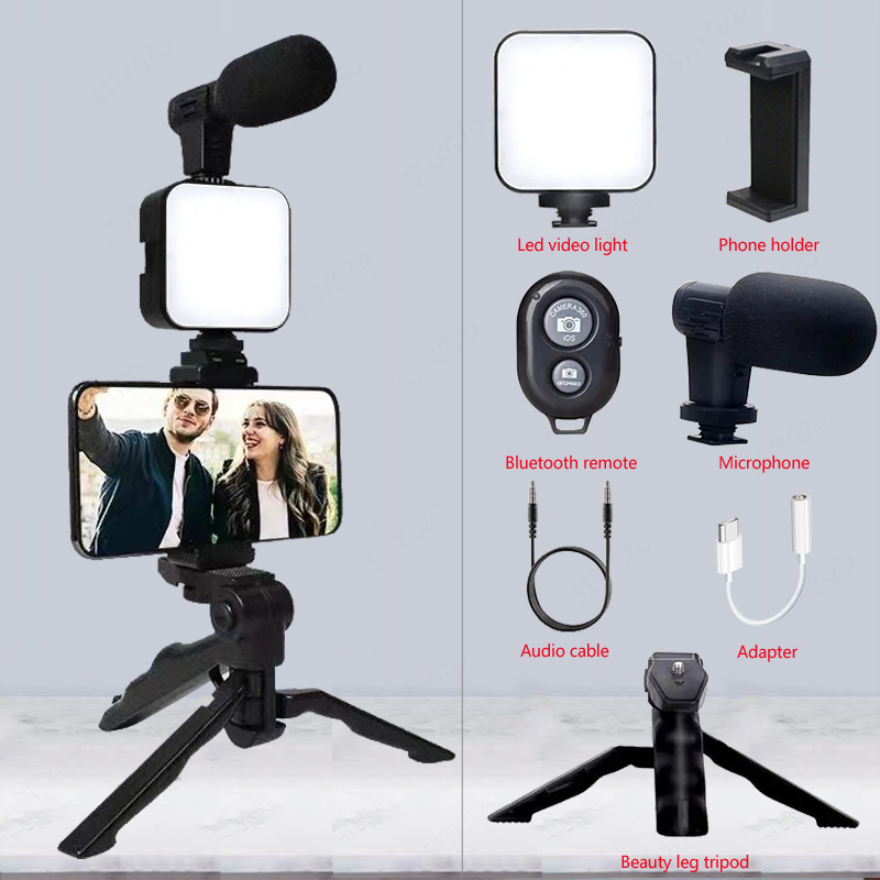 AY49 Smartphone Vlogging Kit W - đánh giá và giá Iris Photography Led Lighting Pack