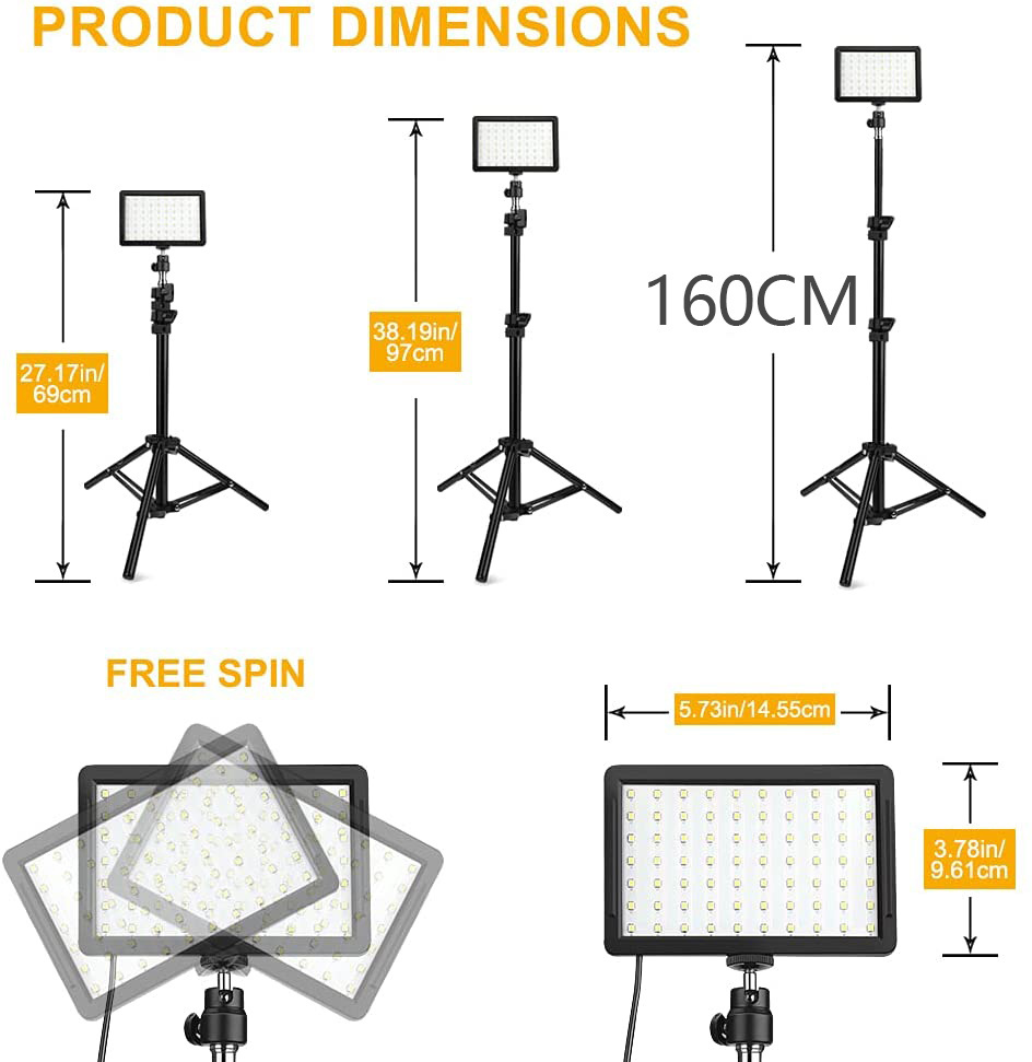 Led Video Light Camera Photogr - đánh giá và giá Iris Photography Led Lighting Pack